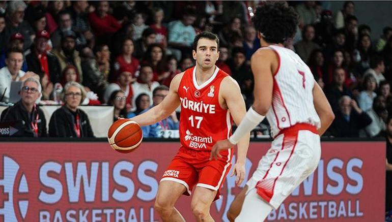 12 Dev Adamdan iki de iki (ÖZET) İsviçre - Türkiye maç sonucu: 60-85