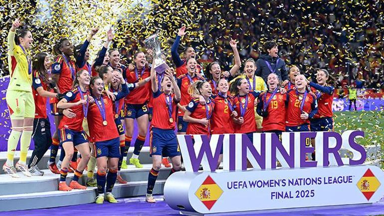 UEFA Kadınlar Uluslar Liginde şampiyon yine İspanya