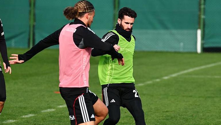 Beşiktaşa Rafa Silvadan müjde Antrenmana çıktı