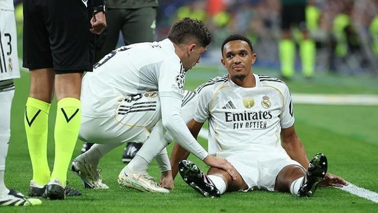 Real Madride büyük şok Trent Alexander-Arnold sakatlığı nedeniyle sezonu kapattı