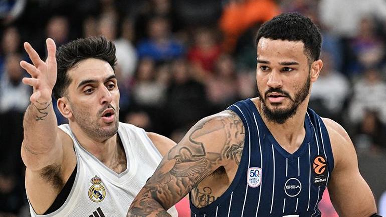 Anadolu Efes evinde Real Madride mağlup oldu Anadolu Efes - Real Madrid maçı sonucu: 75-81