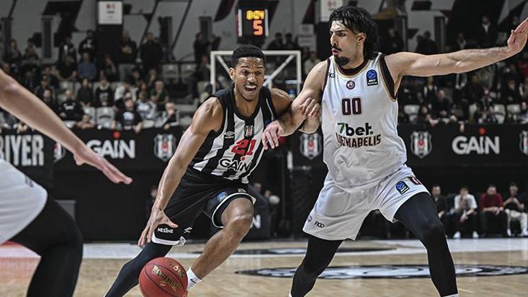 Kartal evinde çok uzattı Beşiktaş GAİN - Lietkabelis maç sonucu 94-85
