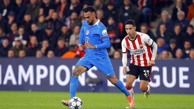 Galatasarayın rakibi geriden gelip 3 golle kazandı... PSV - Atletico Madrid maç sonucu 2-3