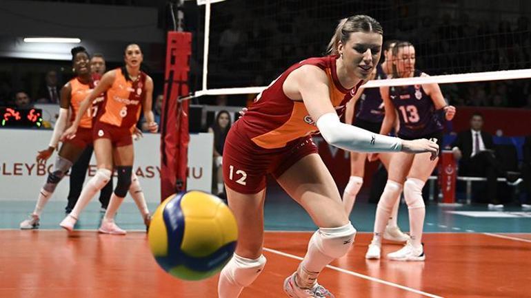 Beş setlik maç Zeren Sporun... Zeren - Galatasaray Daikin maç sonucu 3-2