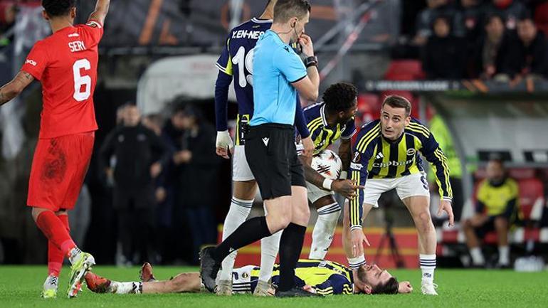 Fenerbahçede korkutan sakatlık: Riske edilmedi, oyundan çıkarıldı