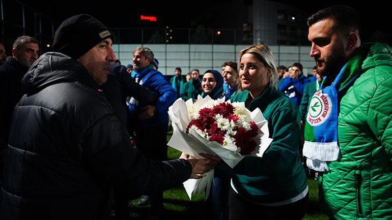 Çaykur Rizesporda Başkan Turgutta Recep Uçar ve takıma moral ziyareti