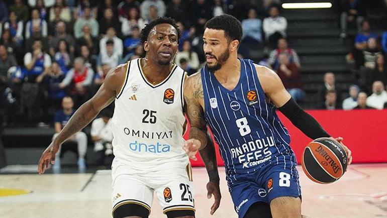 Anadolu Efes evinde istediğini bulamadı | Anadolu Efes - Dubai Basketbol maç sonucu: 76-80