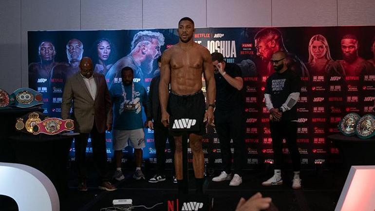 6. rauntta nakavt: Milyon dolarlık Jake Paul-Anthony Joshua maçının kazananı belli oldu