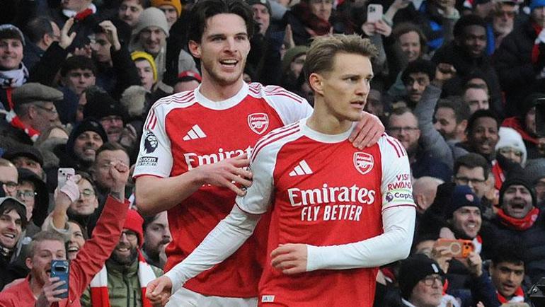 Arsenal sahasında Brightonı 2 golle geçti Arsenal - Brighton maçı sonucu: 2-1