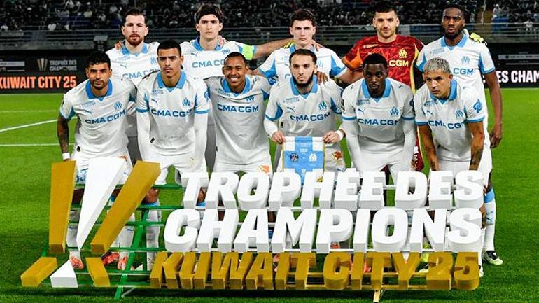 Fransa Süper Kupada zafer PSGnin Paris Saint-Germain - Marsilya maç sonucu 3-2 (Penaltılar)