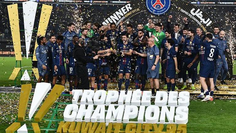 Fransa Süper Kupada zafer PSGnin Paris Saint-Germain - Marsilya maç sonucu 3-2 (Penaltılar)