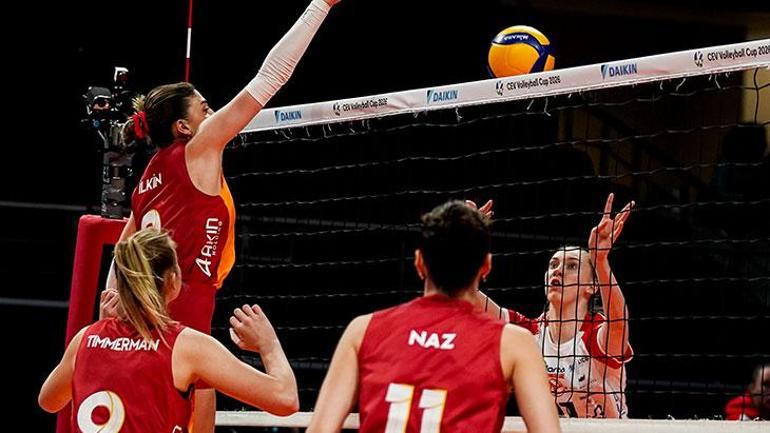 Galatasaray Daikin, CEV Kupasında play-off biletini aldı... Galatasaray Daikin 3 - 1 Darta Bevo