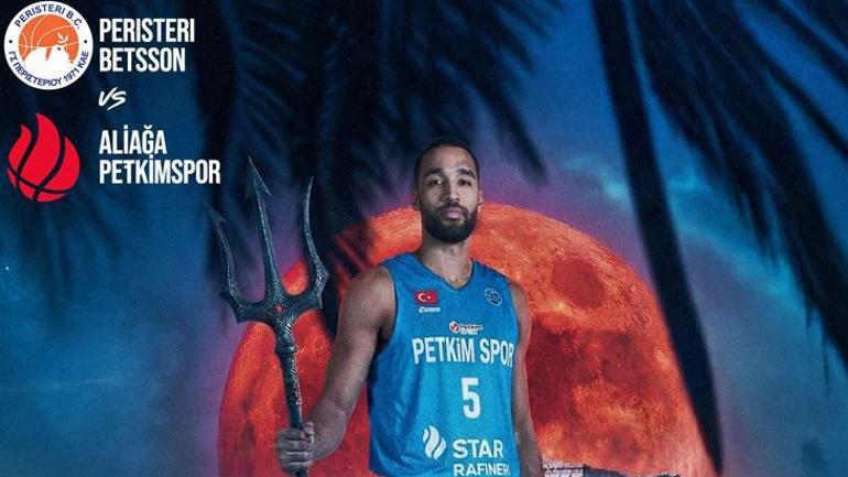 Aliağa Petkimspor Peristeri deplasamında 19 sayı farkla galip