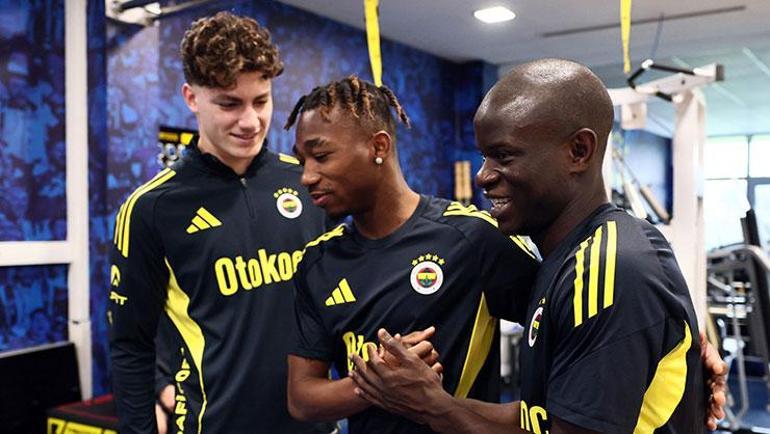 NGolo Kante, Samandırada Fenerbahçe ile ilk idmanına çıktı...