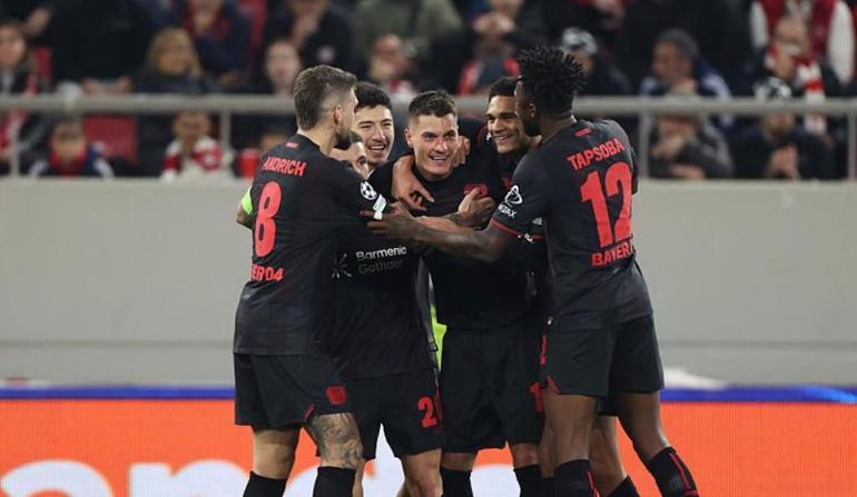 ŞAMPİYONLAR LİGİNDE SHICK DAMGASI ÖZET | Olympiakos-Bayer Leverkusen (Şampiyonlar Ligi play-off maçı) maç sonucu: 0-2