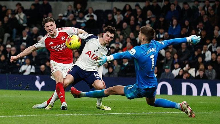 Kuzey Londra derbisinde zafer Arsenalin... Tottenham Hotspur - Arsenal maç sonucu 1-4