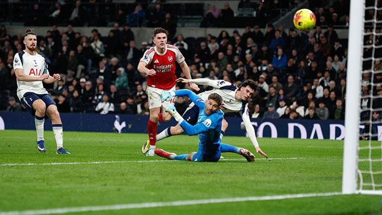 Kuzey Londra derbisinde zafer Arsenalin... Tottenham Hotspur - Arsenal maç sonucu 1-4