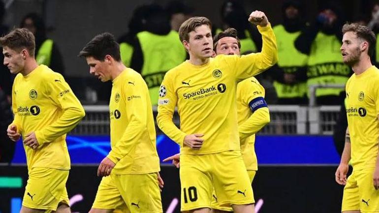 Vikingler San Sirodan da çıktı Devler Liginde büyük sürpriz... İnter - Bodo/Glimt maç sonucu: 1-2