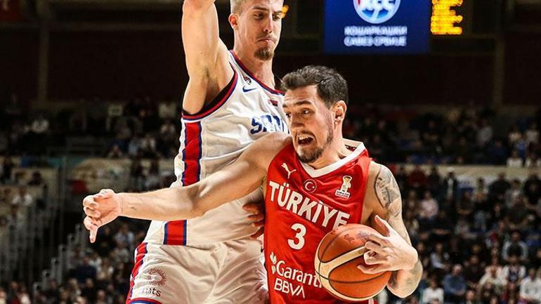 Sırplara Belgradda basketbol dersi 12 Dev Adamdan 3te 3... Sırbistan - Türkiye maç sonucu 78-82