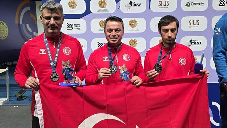 Milli atıcılardan Avrupa Havalı Silahlar Şampiyonasında gümüş madalya
