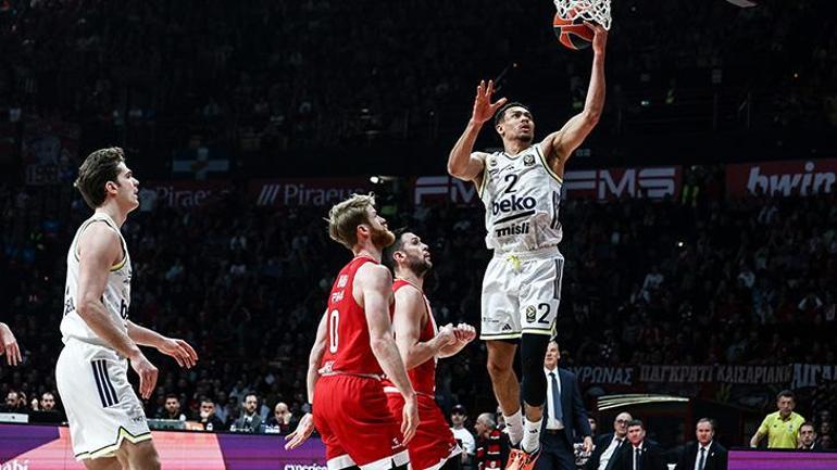 Eksik Fenerbahçe Beko, Pirede farklı mağlup... Olympiakos - Fenerbahçe Beko maç sonucu 104-87