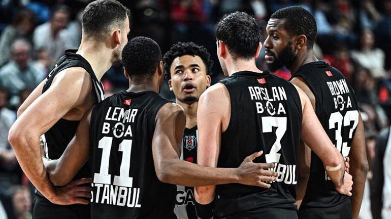 Çılgın maçta son gülen Beşiktaş GAİN oldu; EuroCup yarı finalinde Türk derbisi Beşiktaş GAİN - Trento maç sonucu 77-76