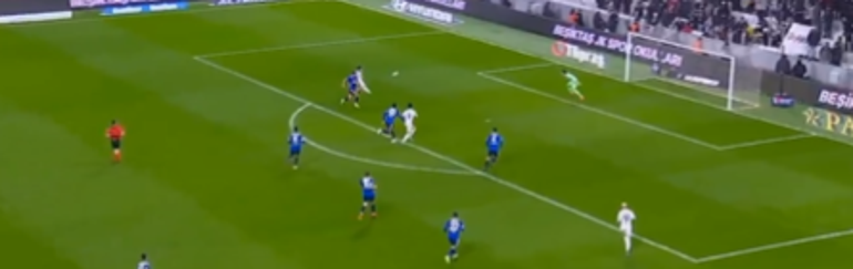 Yok artık Orkun Kökçü Beşiktaşın kaptanından harika tek vuruş, klasını yine konuşturdu...