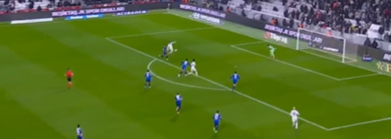 Yok artık Orkun Kökçü Beşiktaşın kaptanından harika tek vuruş, klasını yine konuşturdu...