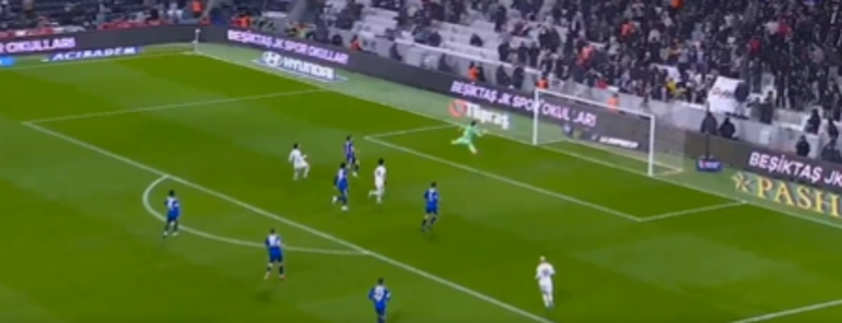 Yok artık Orkun Kökçü Beşiktaşın kaptanından harika tek vuruş, klasını yine konuşturdu...