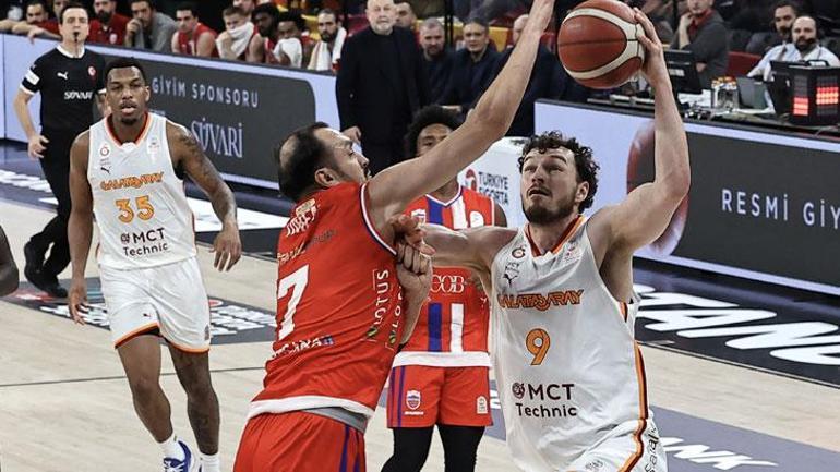 Galatasaraydan müthiş çeyrek 22 sayıdan döndüler... Galatasaray MCT Technic - Onvo Büyükçekmece maç sonucu 98-94