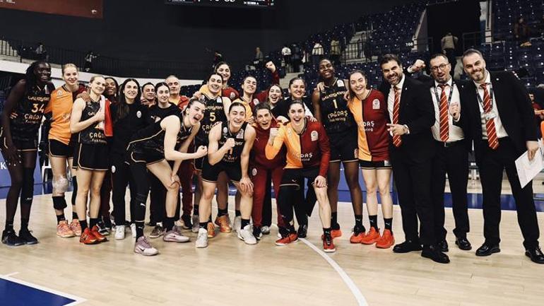Kadınlar Basketbol Süper Liginde Galatasaray - Fenerbahçe finali Galatasaray Çağdaş Faktoring - Emlak Konut maç sonucu 85-76