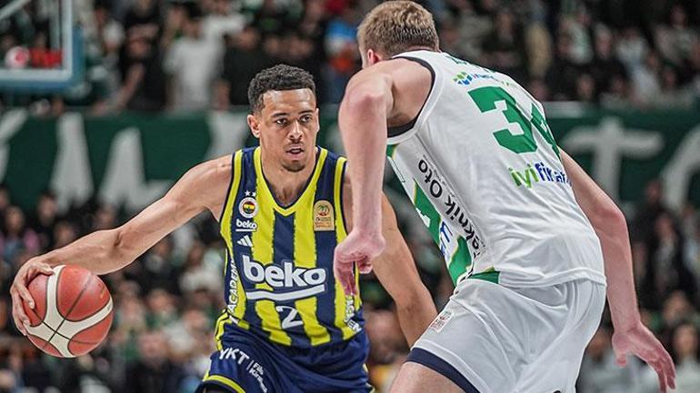 Jasikeviciusa Timsah ısırığı Üst üste 4. yenilgi Bursada... Bursaspor Basketbol - Fenerbahçe Beko maç sonucu 89-83