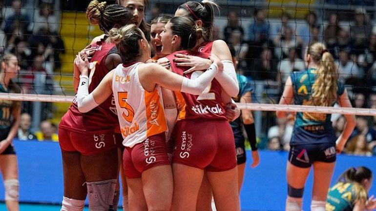 Galatasaray Daikin adım adım kupaya Chieri76 - Galatasaray Daikin maç sonucu 2-3