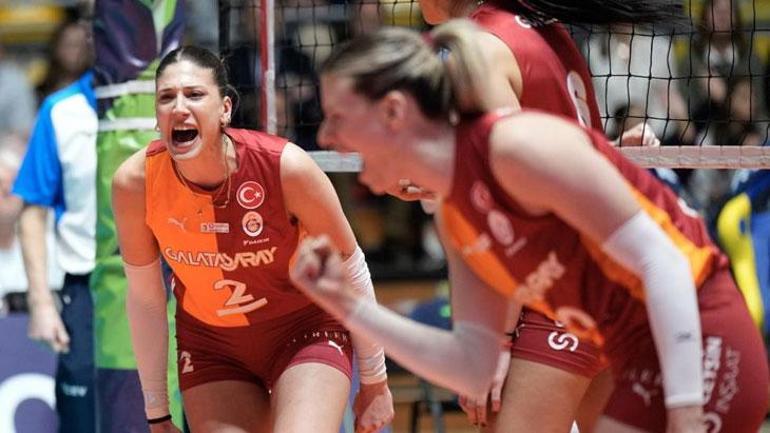 Galatasaray Daikin adım adım kupaya Chieri76 - Galatasaray Daikin maç sonucu 2-3