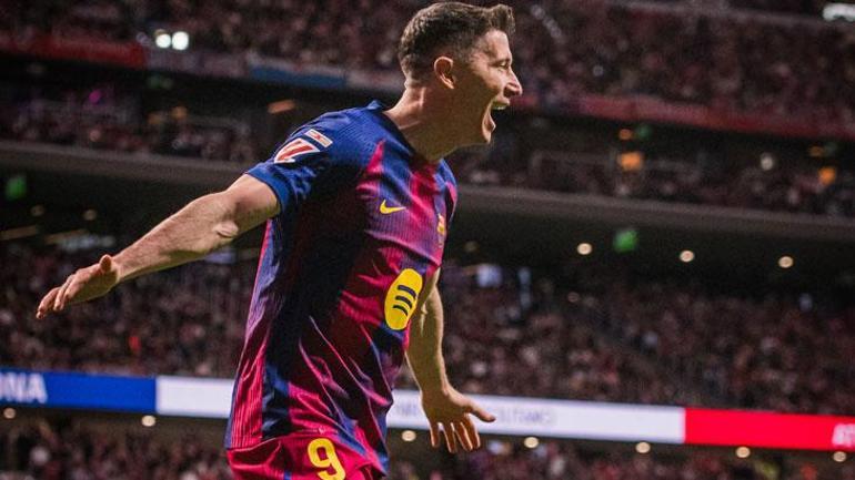 (ÖZET) Lewandowskiden şampiyonluk golü Müthiş geri dönüş... Atletico Madrid - Barcelona maç sonucu 1-2