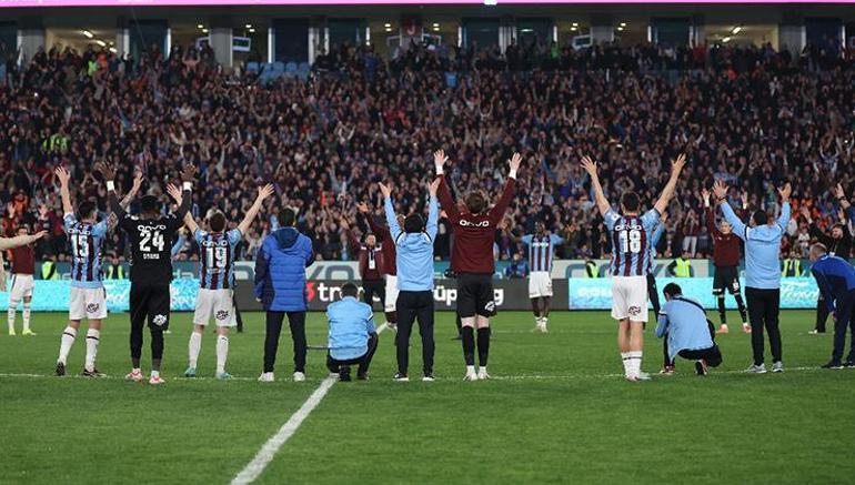 Trabzonspordan tarihi performans Şampiyonluk heyecanı