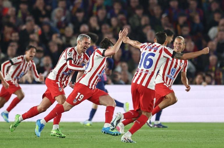 Barcelonaya Camp Nouda büyük şok Atletico Madrid yarı final için avantajı yakaladı... (Maç özeti | Barcelona 0-2 Atletico Madrid)