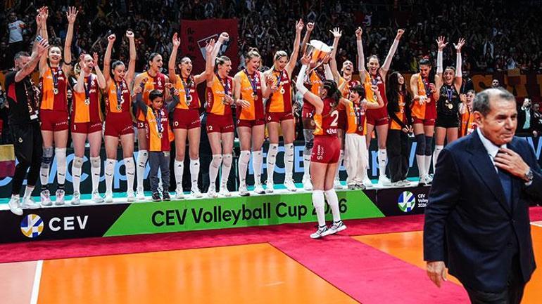 Galatasaray Daikin Avrupa şampiyonu 2026 CEV Kupası Sarı-Kırmızılıların