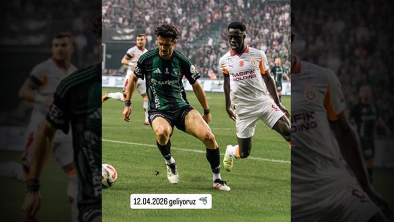 Tayfur Bingölden Galatasaray maçı öncesi gündem olan paylaşım Geliyoruz