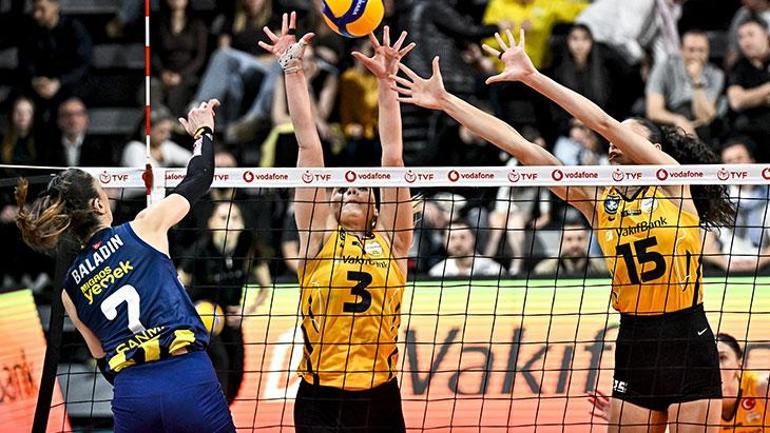 VakıfBank final serisinde 2-1 öne geçti VakıfBank - Fenerbahçe Medicana maç sonucu 3-1