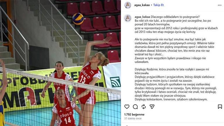 Son olarak Fenerbahçe forması giymişti: Agnieska Korneluk, voleybol kariyerini noktaladı
