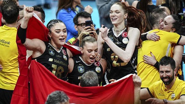 AVRUPA ŞAMPİYONU VAKIFBANK CEV Şampiyonlar Liginde Türk finali nefes kesti... Eczacıbaşı VitrA - VakıfBank maç sonucu 1-3