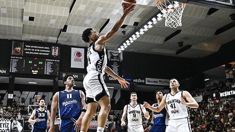 Yarı final serisinde ilk raunt Beşiktaşın... Beşiktaş GAİN - Bahçeşehir Koleji maç sonucu 82-79