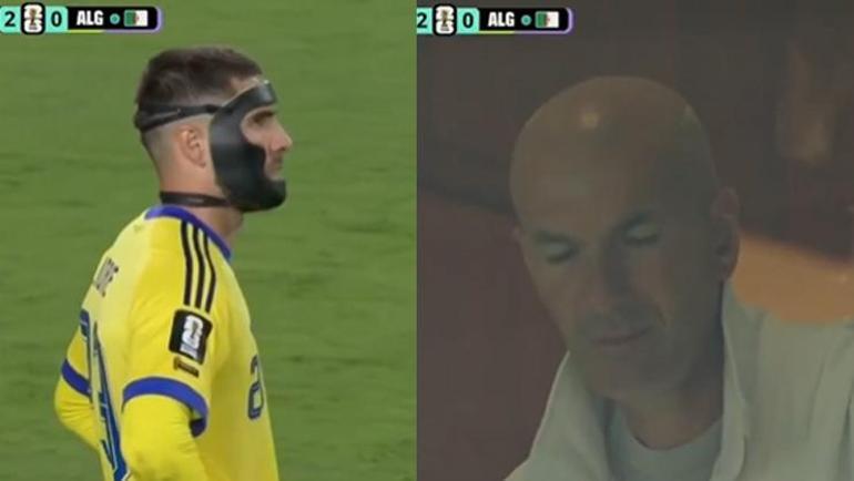Zidaneın Messiden 3 gol yiyen oğluna attığı bakış gündem oldu Kameralara yakalandı