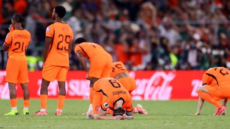 Fas, penaltılarla Hollandayı eledi Maça damga vuran görüntü | Hollanda - Fas maç sonucu: 1 (2)-(3) 1
