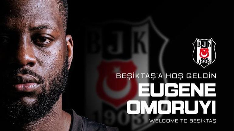 Beşiktaşa Nijeryalı forvet; Eugene Omoruyi resmen Kartal oldu
