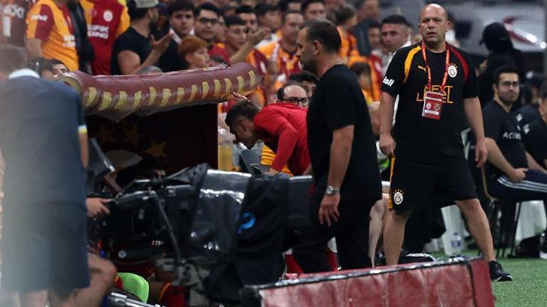 Okan Buruka hazırlık maçında kırmızı kart Kadir Sağlam, sadece 5 dakika...