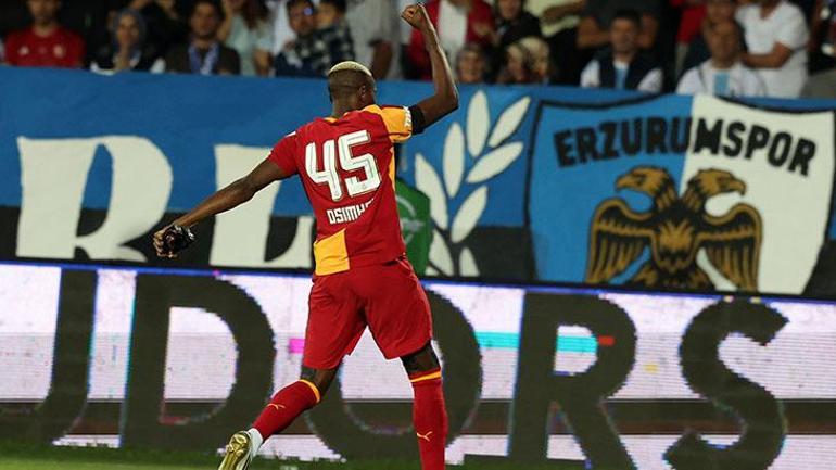 Victor Osimhen demek gol demek Erzurumda da attı; akıl uçuran istatistik