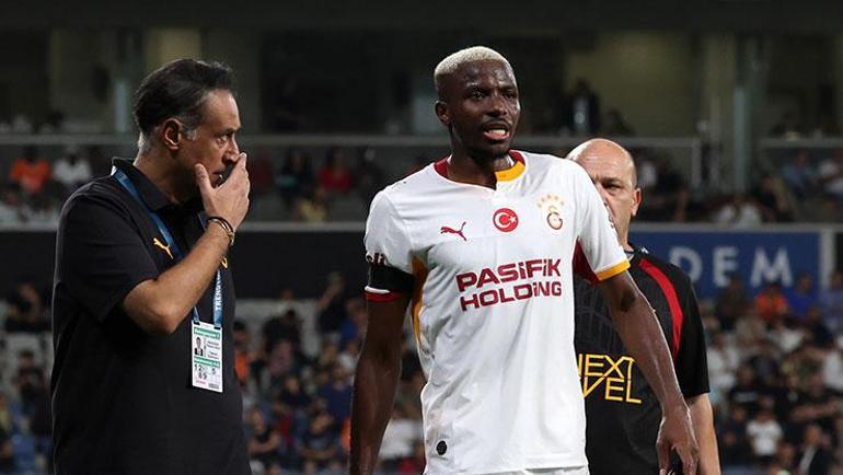 Okan Buruktan Osimhen için sakatlık açıklaması MR çekilecek