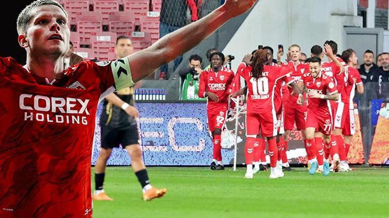 Amedspor Süper Lig'de liderliğe yükseldi... (ÖZET) Samsunspor - Amedspor maç sonucu 1-2